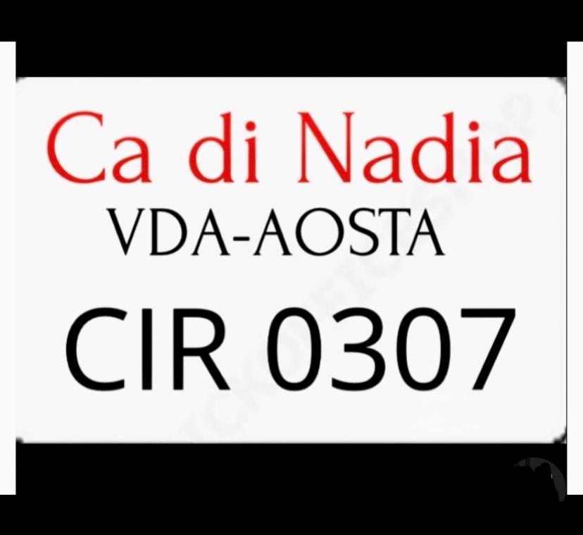 Ca Di Nadia Villa Aosta Eksteriør bilde